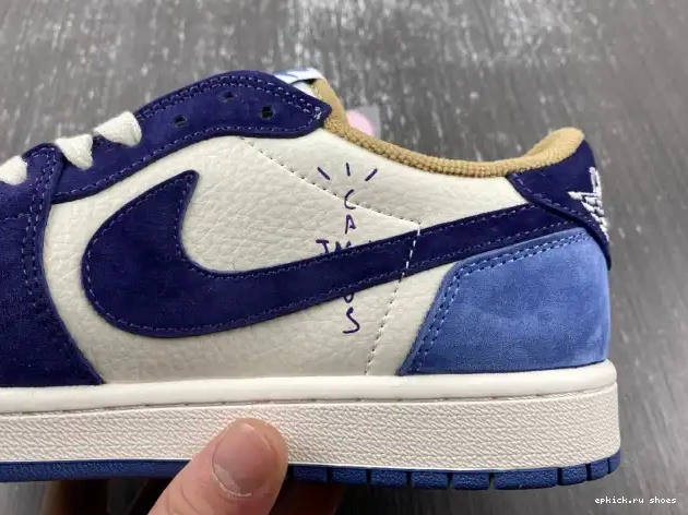 Cheap TRAVIS X DM7866-808 AIR 1 SCOTT CUSTOM JORDAN 0610